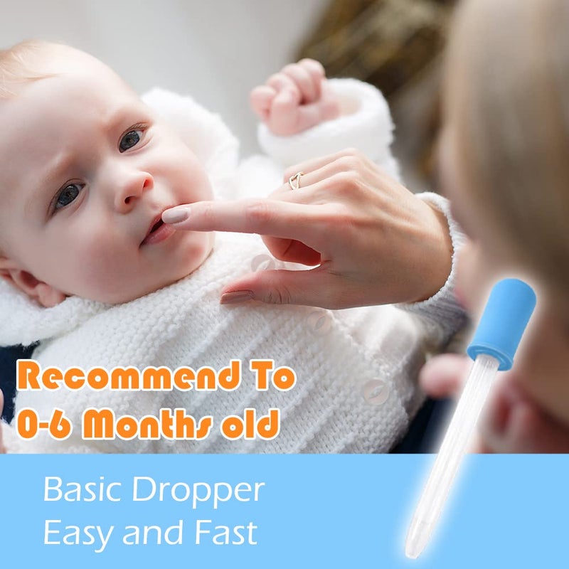 Elfzone Baby Medicine Dispenser Kit - 3PCS - Silicone Infant Medicine Syringe Pacifier Dropper, Toddler Feeding Pacifiers Dispensers Products for Babies Newborn Essentials Must Haves Medical Kits - Image 2